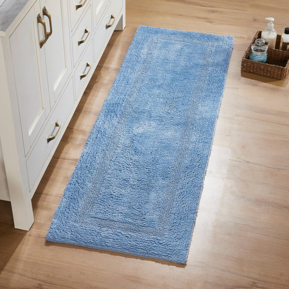 
                      
                        Lux Bathroom Rug 100% Cotton, Soft Tufted Design Bath Mat
                      
                    