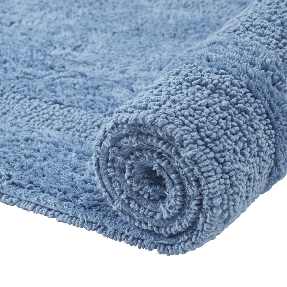 
                      
                        Lux Bathroom Rug 100% Cotton, Soft Tufted Design Bath Mat
                      
                    