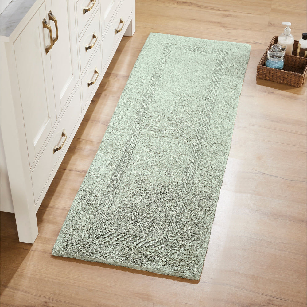 
                      
                        Lux Bathroom Rug 100% Cotton, Soft Tufted Design Bath Mat
                      
                    