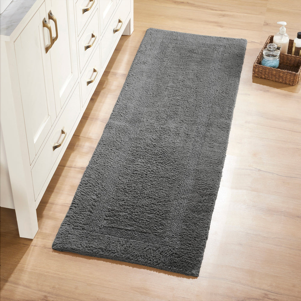 
                      
                        Lux Bathroom Rug 100% Cotton, Soft Tufted Design Bath Mat
                      
                    