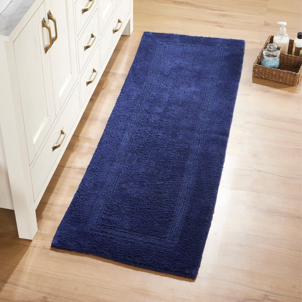 
                      
                        Lux Bathroom Rug 100% Cotton, Soft Tufted Design Bath Mat
                      
                    