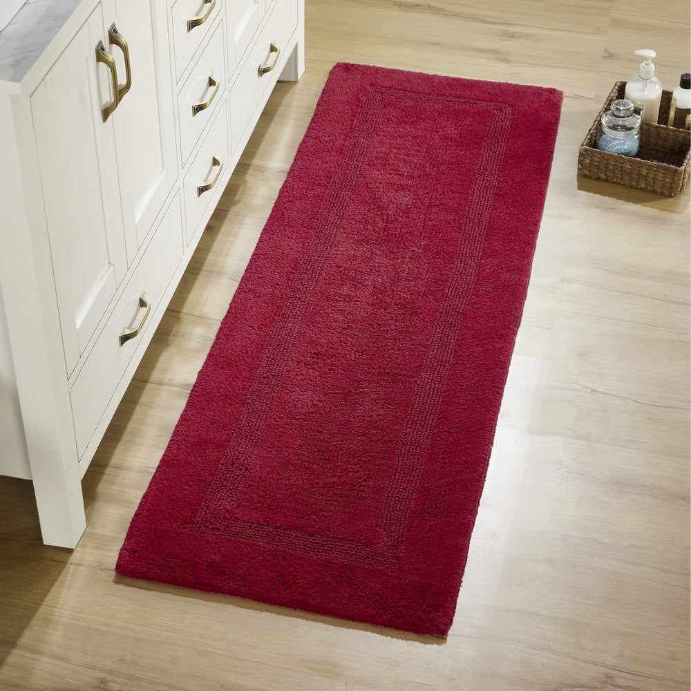 
                      
                        Lux Bathroom Rug 100% Cotton, Soft Tufted Design Bath Mat
                      
                    