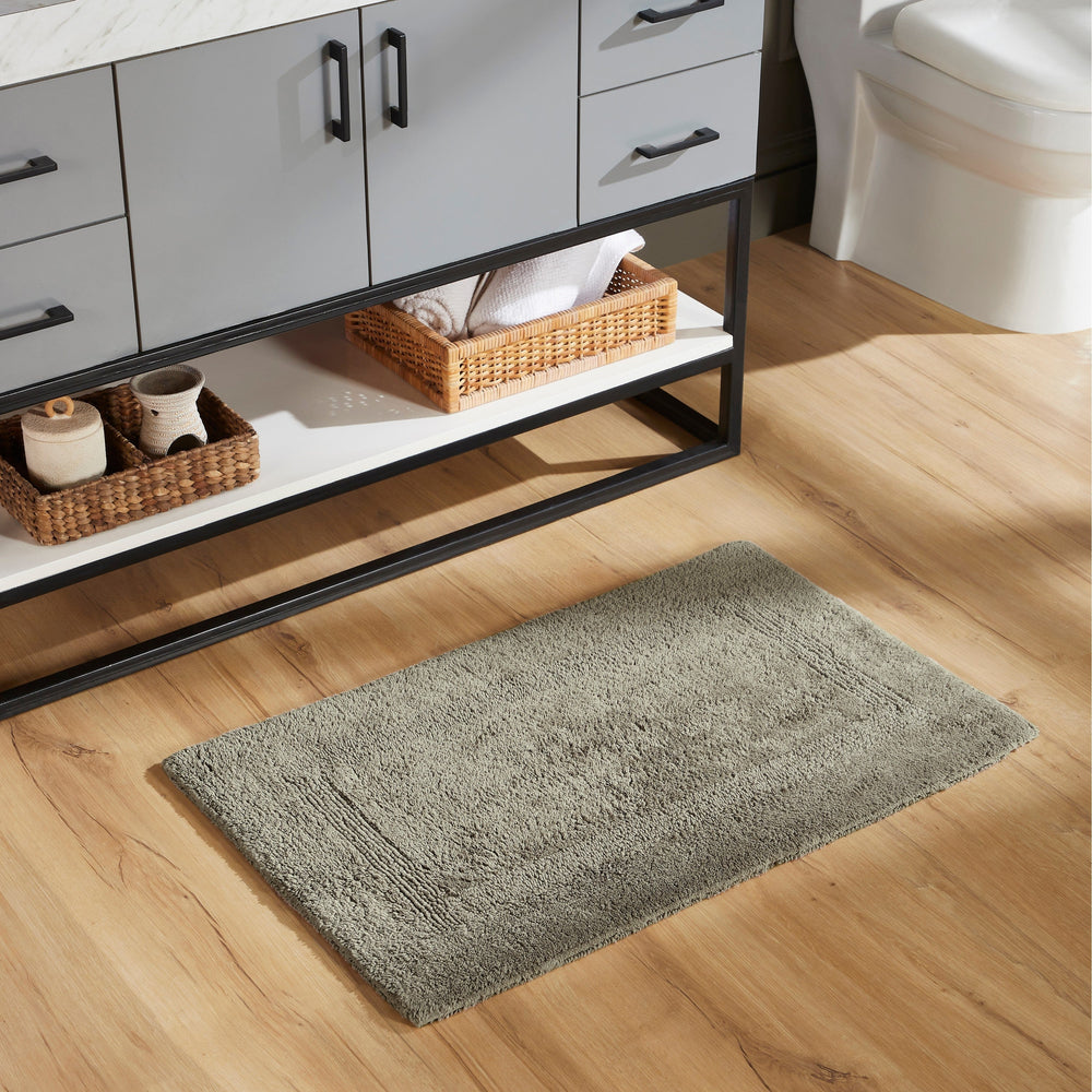 
                      
                        Lux Bathroom Rug 100% Cotton, Soft Tufted Design Bath Mat
                      
                    