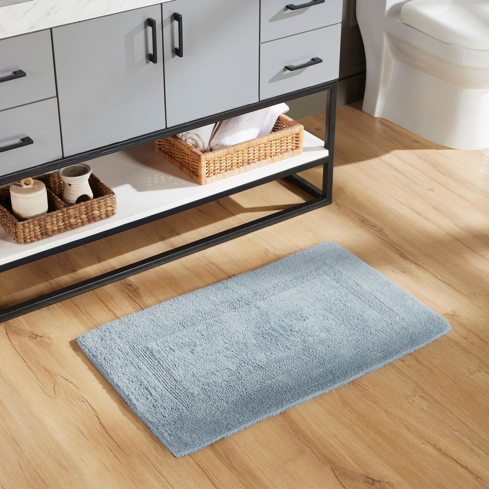 
                      
                        Lux Bathroom Rug 100% Cotton, Soft Tufted Design Bath Mat
                      
                    