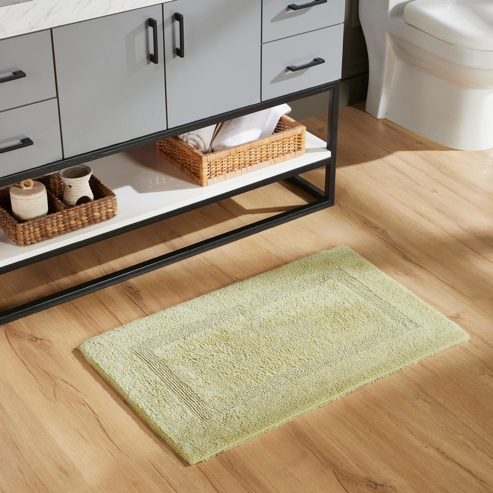 
                      
                        Lux Bathroom Rug 100% Cotton, Soft Tufted Design Bath Mat
                      
                    