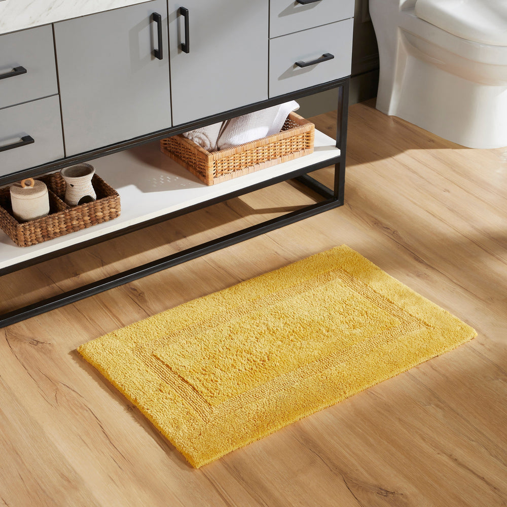 
                      
                        Lux Bathroom Rug 100% Cotton, Soft Tufted Design Bath Mat
                      
                    