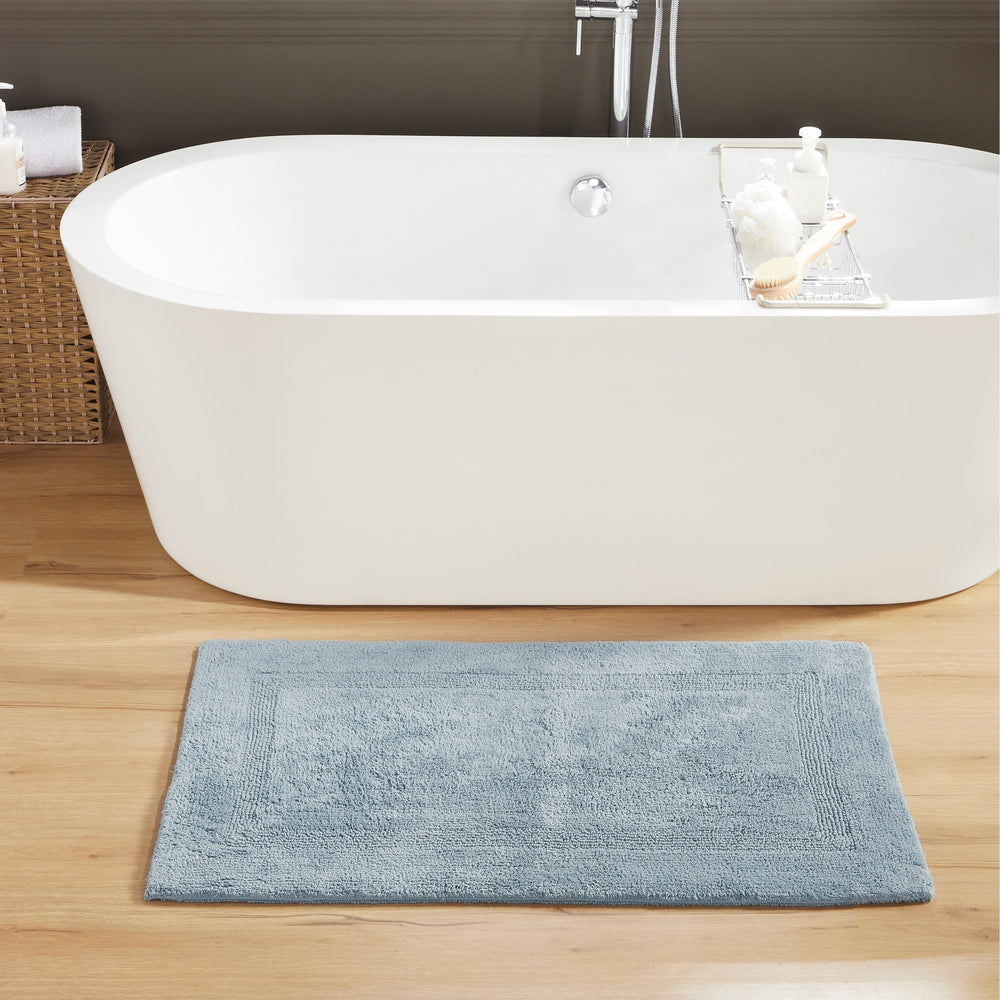 
                      
                        Lux Bathroom Rug 100% Cotton, Soft Tufted Design Bath Mat
                      
                    