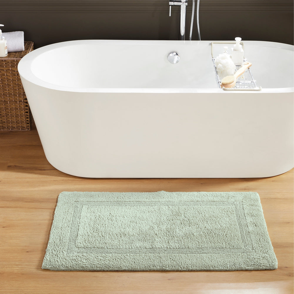 
                      
                        Lux Bathroom Rug 100% Cotton, Soft Tufted Design Bath Mat
                      
                    