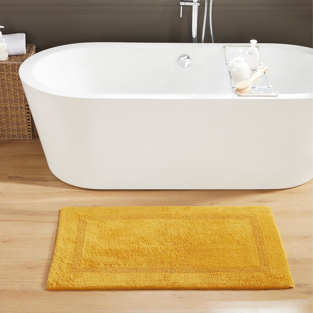 
                      
                        Lux Bathroom Rug 100% Cotton, Soft Tufted Design Bath Mat
                      
                    