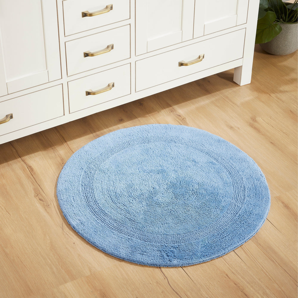 
                      
                        Lux Bathroom Rug 100% Cotton, Soft Tufted Design Bath Mat
                      
                    