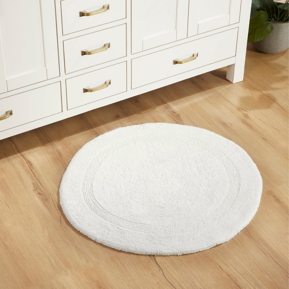
                      
                        Lux Bathroom Rug 100% Cotton, Soft Tufted Design Bath Mat
                      
                    