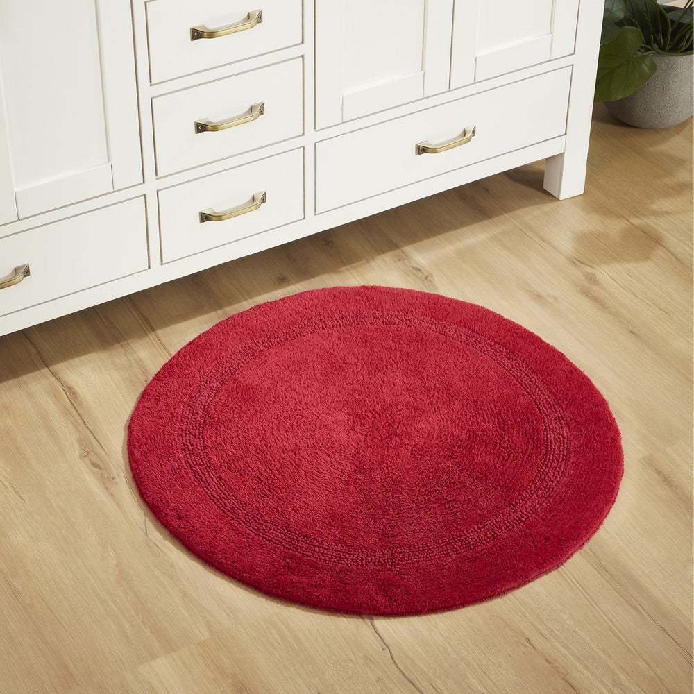 
                      
                        Lux Bathroom Rug 100% Cotton, Soft Tufted Design Bath Mat
                      
                    
