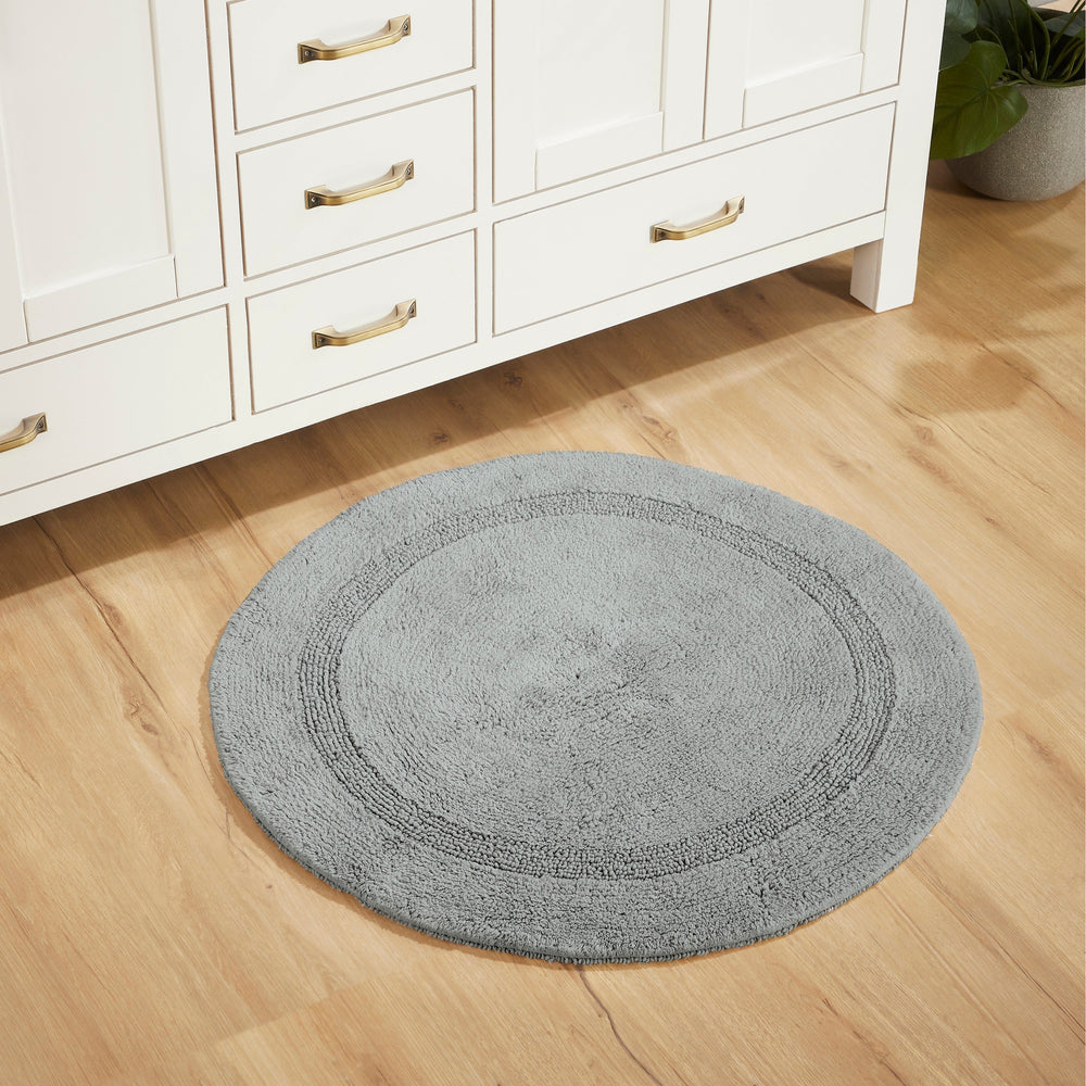 
                      
                        Lux Bathroom Rug 100% Cotton, Soft Tufted Design Bath Mat
                      
                    