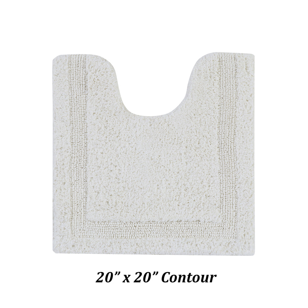 
                      
                        Better Trends Hotel Collection Rectangle Bath Rug 3-Piece Set (17" x 24" | 20" x 20" | 21" x 34") Bath Rug Set in Ivory
                      
                    