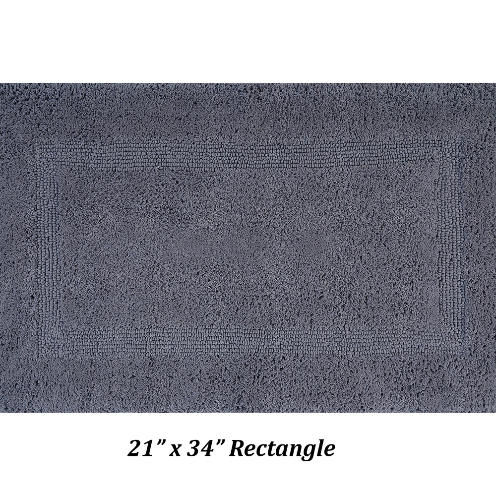
                      
                        Better Trends Lux Collection 100% Cotton 4 Piece (17" x 24" | 20" x 20" | 21" x 34" | 24" x 40") Bath Rug Set in Gray
                      
                    
