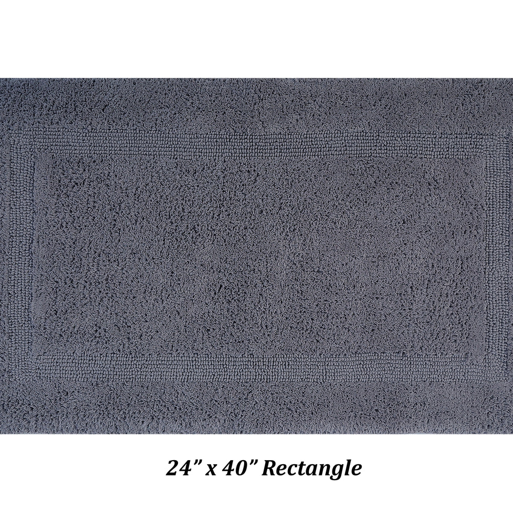 
                      
                        Better Trends Lux Collection 100% Cotton 4 Piece (17" x 24" | 20" x 20" | 21" x 34" | 24" x 40") Bath Rug Set in Gray
                      
                    