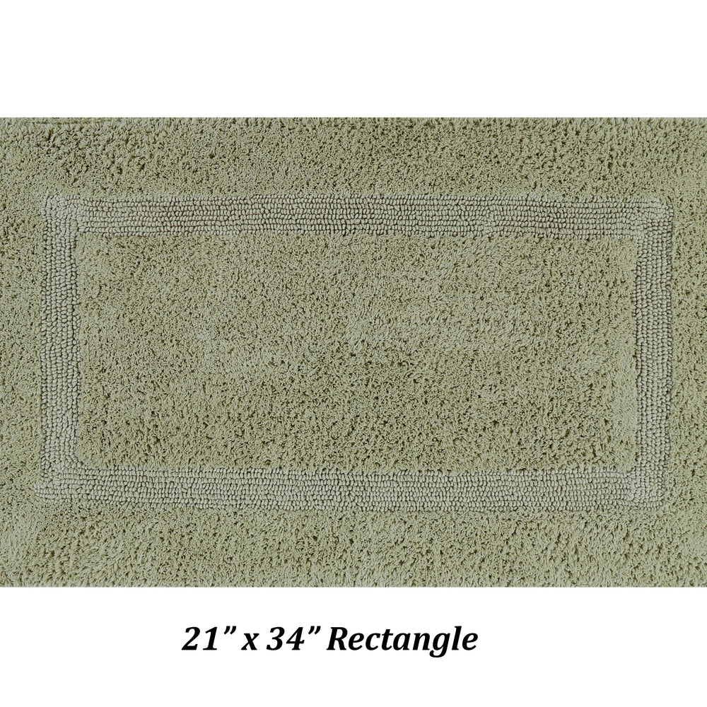 
                      
                        Better Trends Lux Collection 100% Cotton 4 Piece (17" x 24" | 20" x 20" | 21" x 34" | 24" x 40") Bath Rug Set in Sage
                      
                    