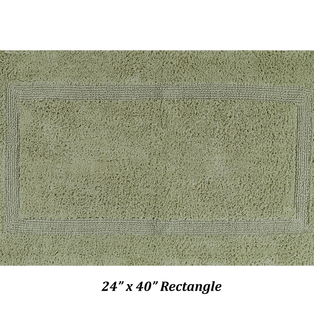 
                      
                        Better Trends Lux Collection 100% Cotton 4 Piece (17" x 24" | 20" x 20" | 21" x 34" | 24" x 40") Bath Rug Set in Sage
                      
                    