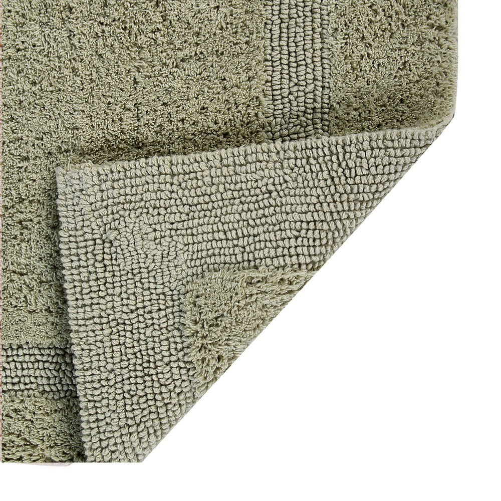 
                      
                        Better Trends Lux Collection 100% Cotton 4 Piece (17" x 24" | 20" x 20" | 21" x 34" | 24" x 40") Bath Rug Set in Sage
                      
                    