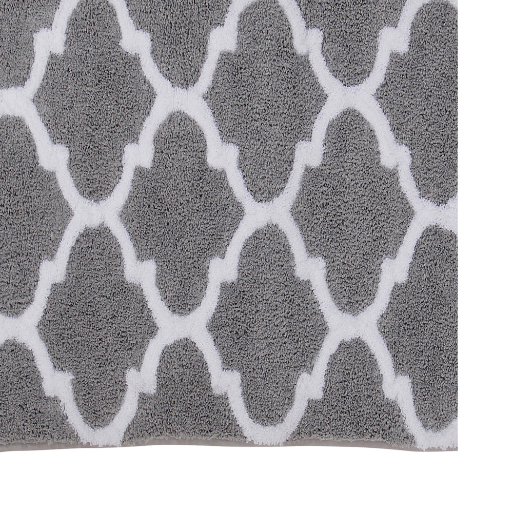 
                      
                        Marrakesh Bath Rug - 100% Polyester, Reversible Tufted Bath Mat with Marrakesh & Stripe Pattern
                      
                    