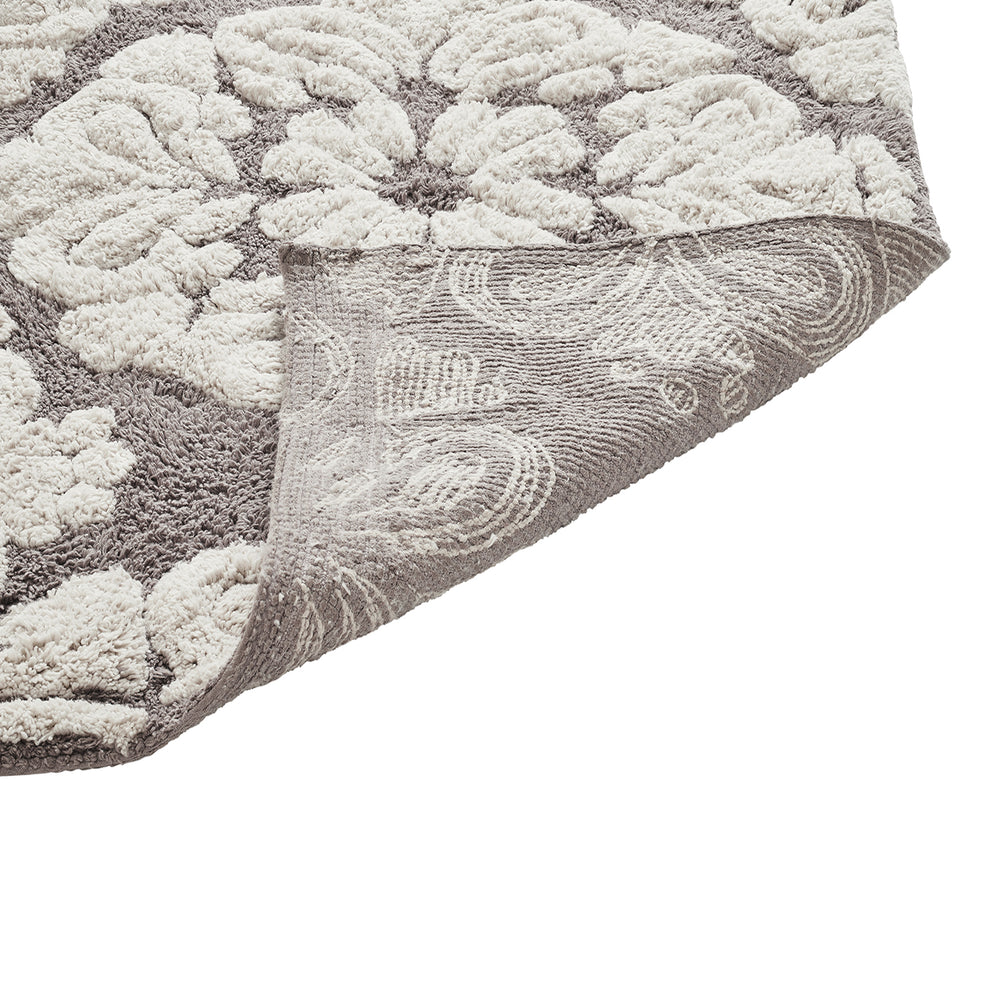 
                      
                        Medallion 100% Cotton Two Color Tufted Design Non-Slip Bath Rug
                      
                    