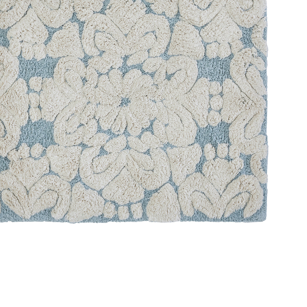 
                      
                        Medallion 100% Cotton Two Color Tufted Design Non-Slip Bath Rug
                      
                    