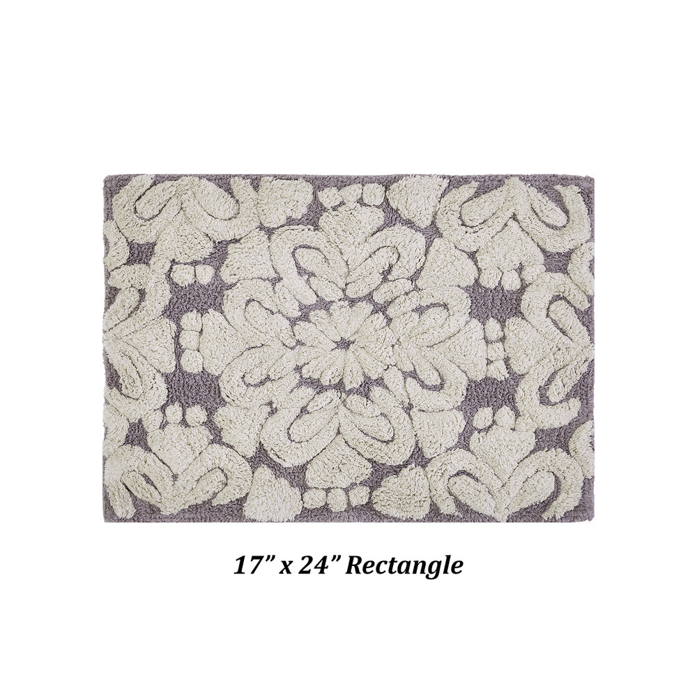 
                      
                        Medallion 100% Cotton Two Color Tufted Design Non-Slip Bath Rug
                      
                    