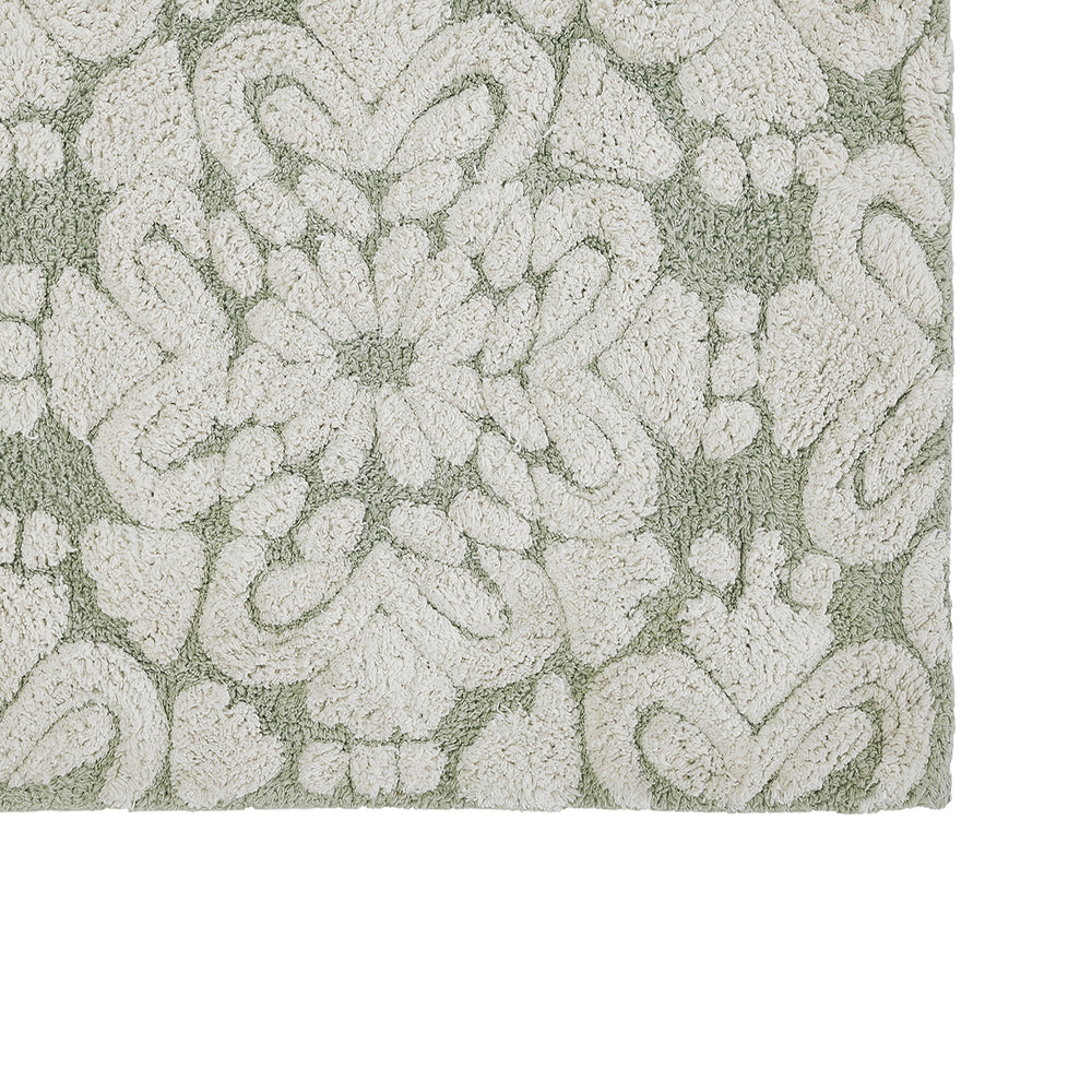 
                      
                        Medallion 100% Cotton Two Color Tufted Design Non-Slip Bath Rug
                      
                    