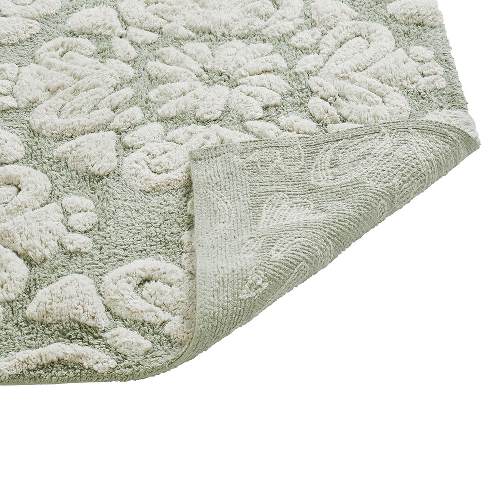 
                      
                        Medallion 100% Cotton Two Color Tufted Design Non-Slip Bath Rug
                      
                    