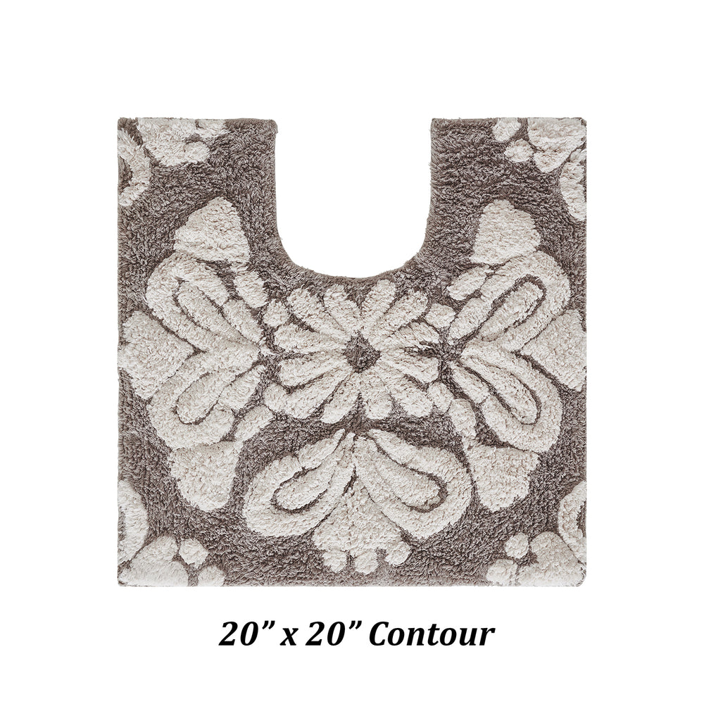 
                      
                        Medallion 100% Cotton Two Color Tufted Design Non-Slip Bath Rug
                      
                    