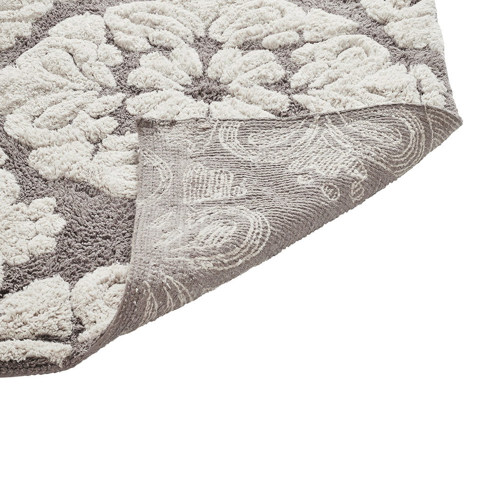 
                      
                        Medallion 100% Cotton Two Color Tufted Design Non-Slip Bath Rug
                      
                    