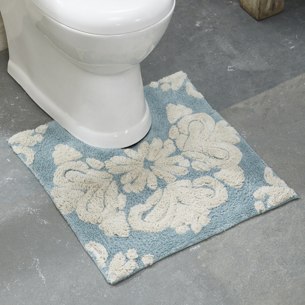 
                      
                        Medallion 100% Cotton Two Color Tufted Design Non-Slip Bath Rug
                      
                    