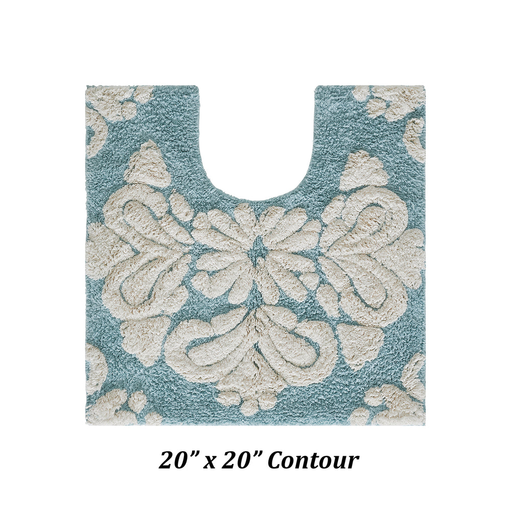 
                      
                        Medallion 100% Cotton Two Color Tufted Design Non-Slip Bath Rug
                      
                    