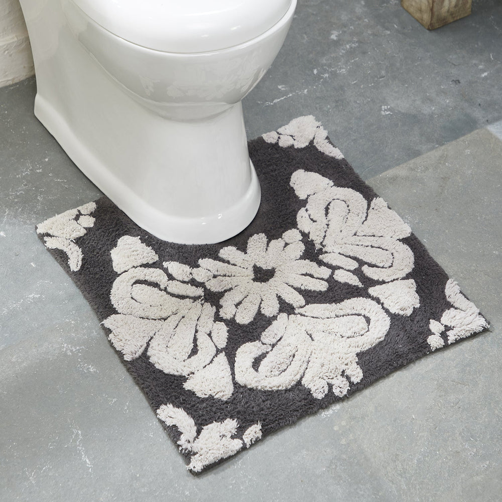 
                      
                        Medallion 100% Cotton Two Color Tufted Design Non-Slip Bath Rug
                      
                    