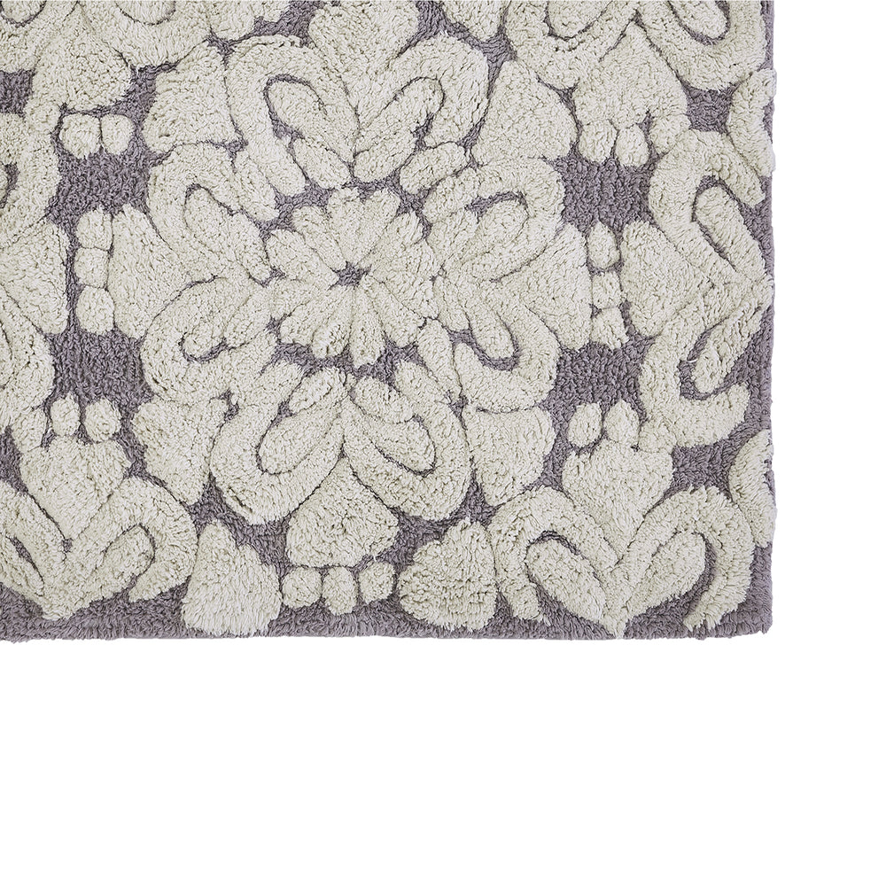 
                      
                        Medallion 100% Cotton Two Color Tufted Design Non-Slip Bath Rug
                      
                    