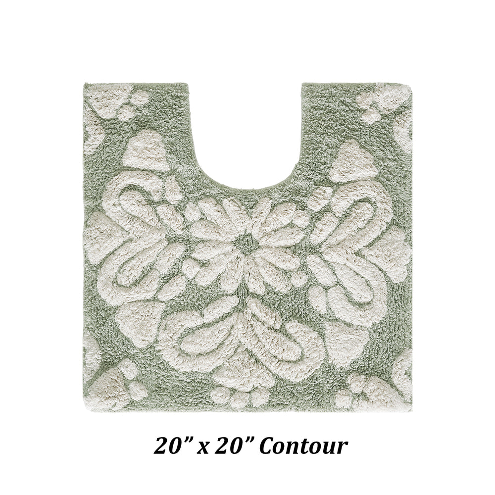 
                      
                        Medallion 100% Cotton Two Color Tufted Design Non-Slip Bath Rug
                      
                    