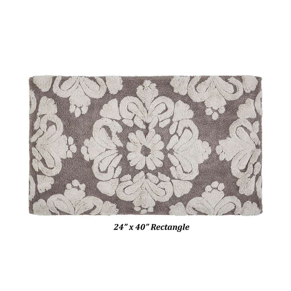 
                      
                        Medallion 100% Cotton Two Color Tufted Design Non-Slip Bath Rug
                      
                    