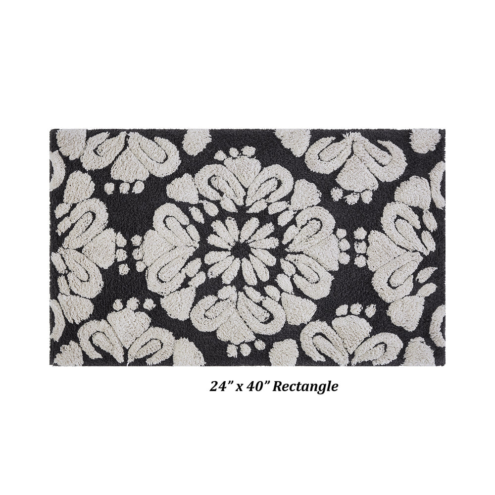 
                      
                        Medallion 100% Cotton Two Color Tufted Design Non-Slip Bath Rug
                      
                    