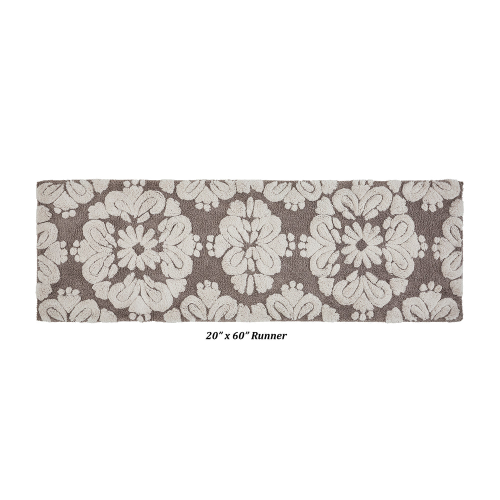
                      
                        Medallion 100% Cotton Two Color Tufted Design Non-Slip Bath Rug
                      
                    