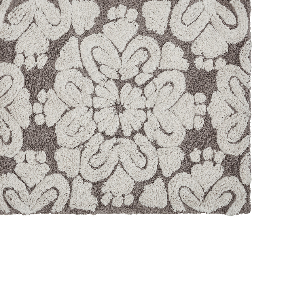 
                      
                        Medallion 100% Cotton Two Color Tufted Design Non-Slip Bath Rug
                      
                    