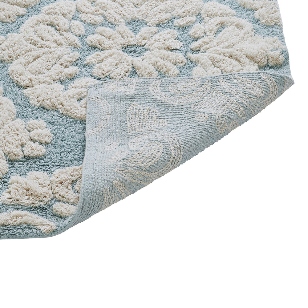 
                      
                        Medallion 100% Cotton Two Color Tufted Design Non-Slip Bath Rug
                      
                    