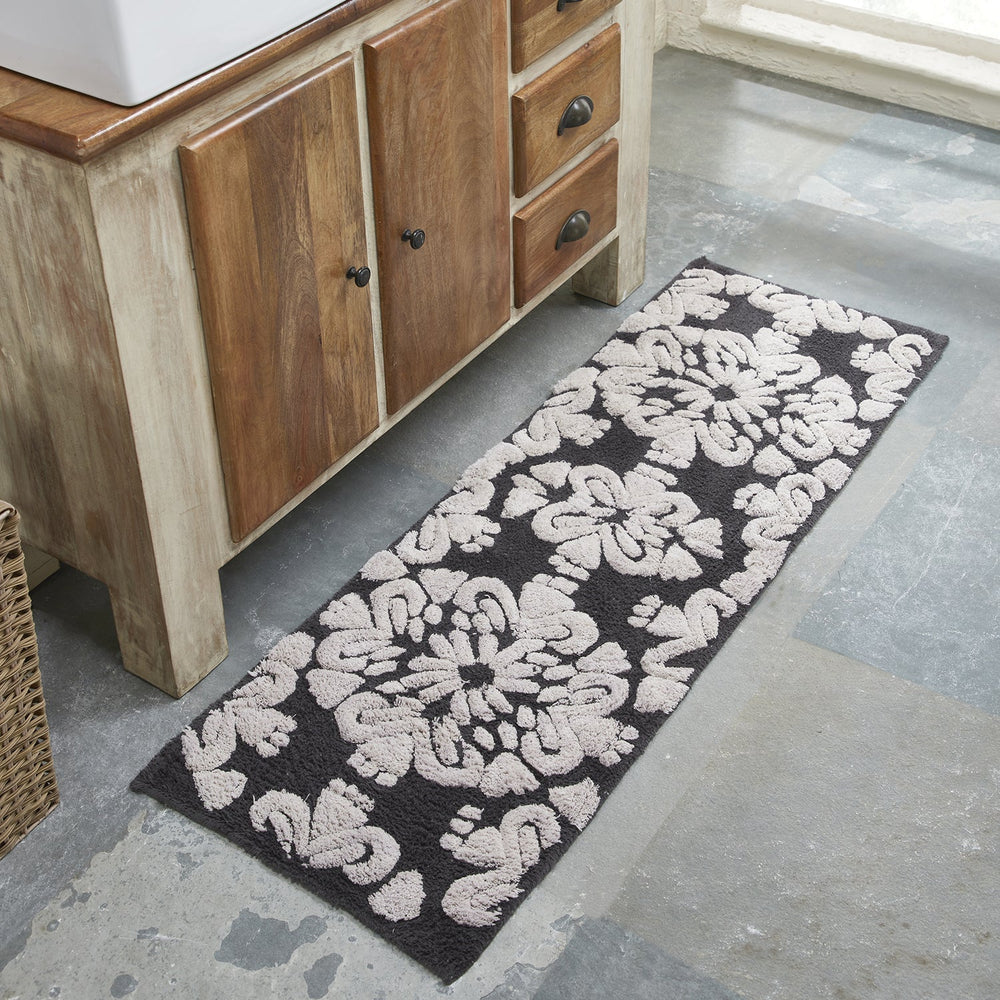 
                      
                        Medallion 100% Cotton Two Color Tufted Design Non-Slip Bath Rug
                      
                    