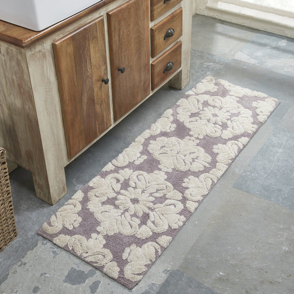 
                      
                        Medallion 100% Cotton Two Color Tufted Design Non-Slip Bath Rug
                      
                    