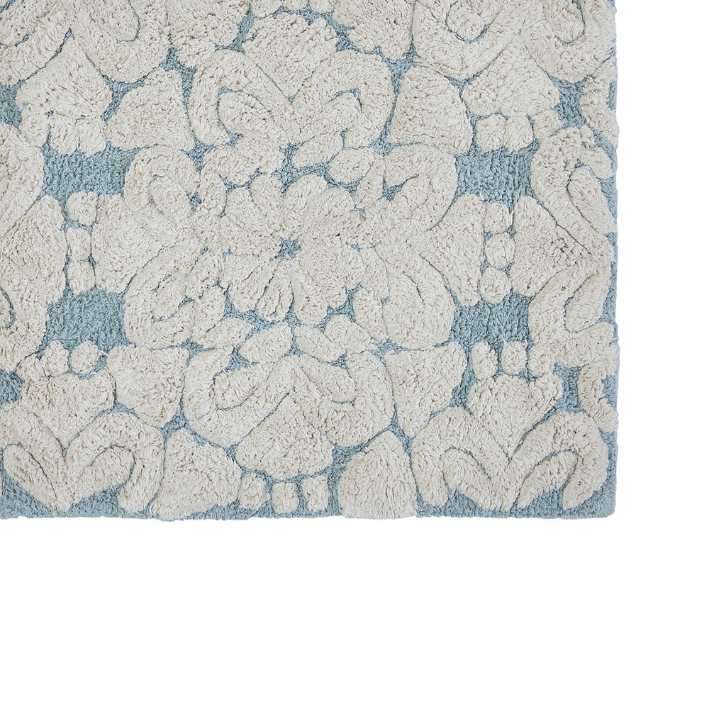 
                      
                        Medallion 100% Cotton Two Color Tufted Design Non-Slip Bath Rug
                      
                    