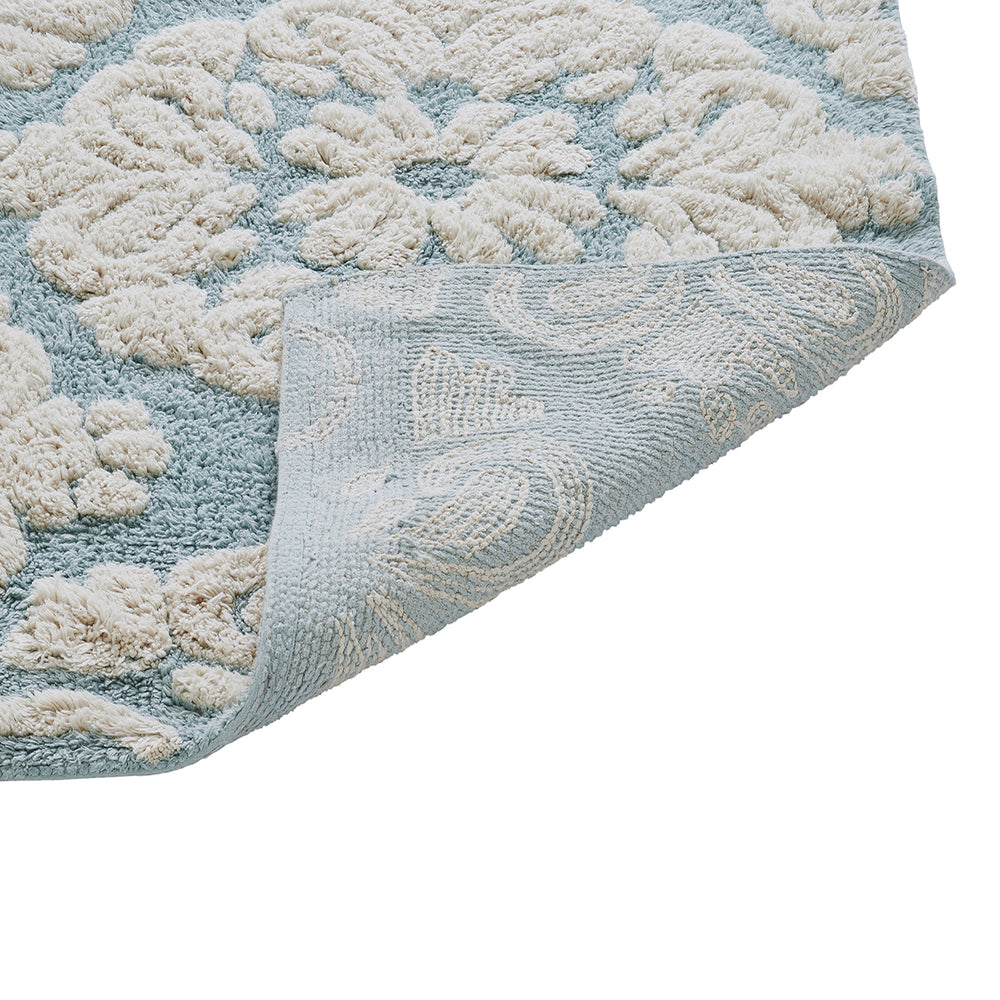 
                      
                        Medallion 100% Cotton Two Color Tufted Design Non-Slip Bath Rug
                      
                    