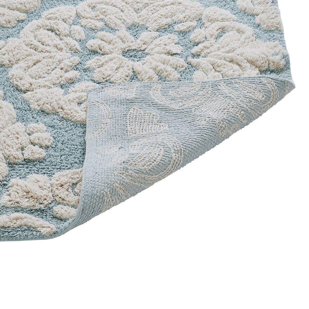 
                      
                        Medallion 100% Cotton Two Color Tufted Design Non-Slip Bath Rug
                      
                    