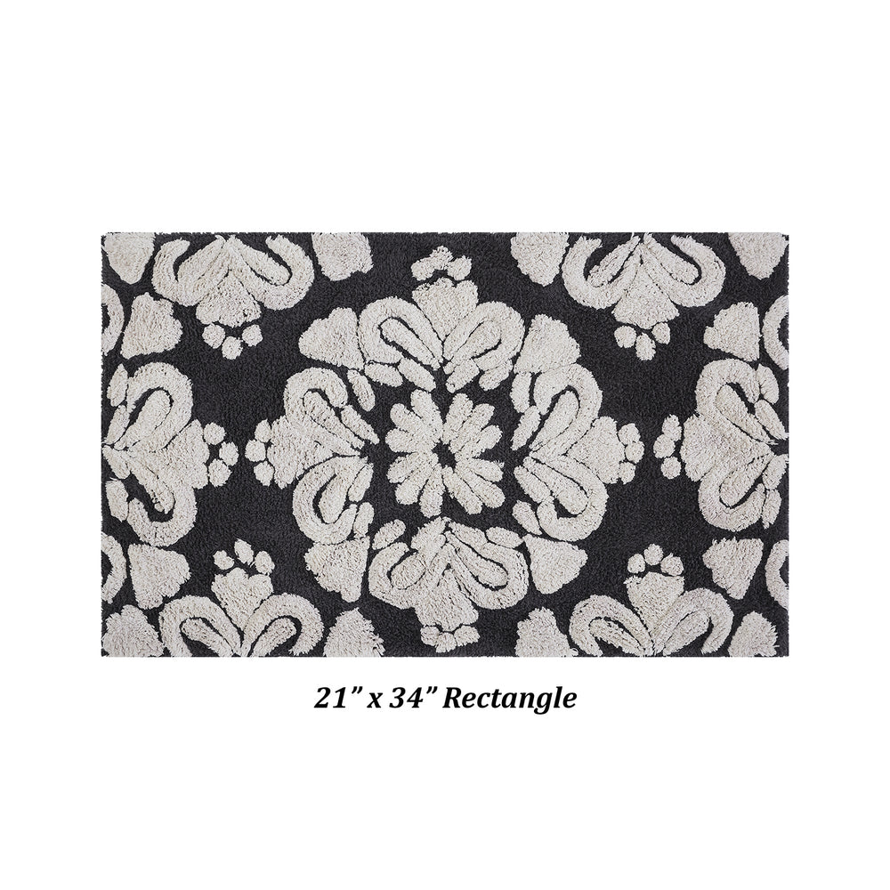 
                      
                        Medallion 100% Cotton Two Color Tufted Design Non-Slip Bath Rug
                      
                    