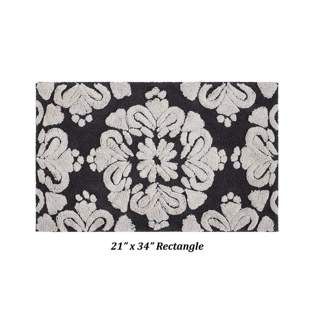 
                      
                        Medallion 100% Cotton Two Color Tufted Design Non-Slip Bath Rug
                      
                    