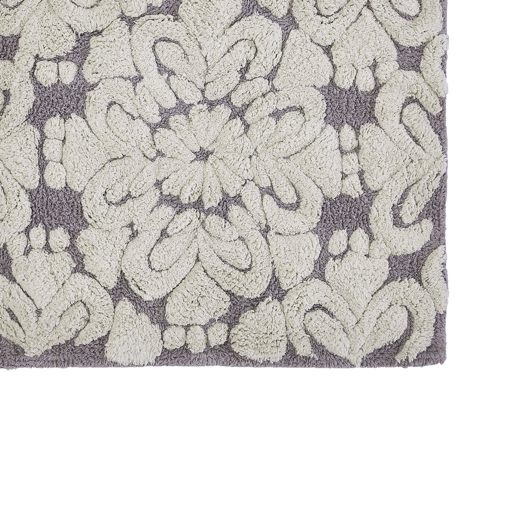 
                      
                        Medallion 100% Cotton Two Color Tufted Design Non-Slip Bath Rug
                      
                    