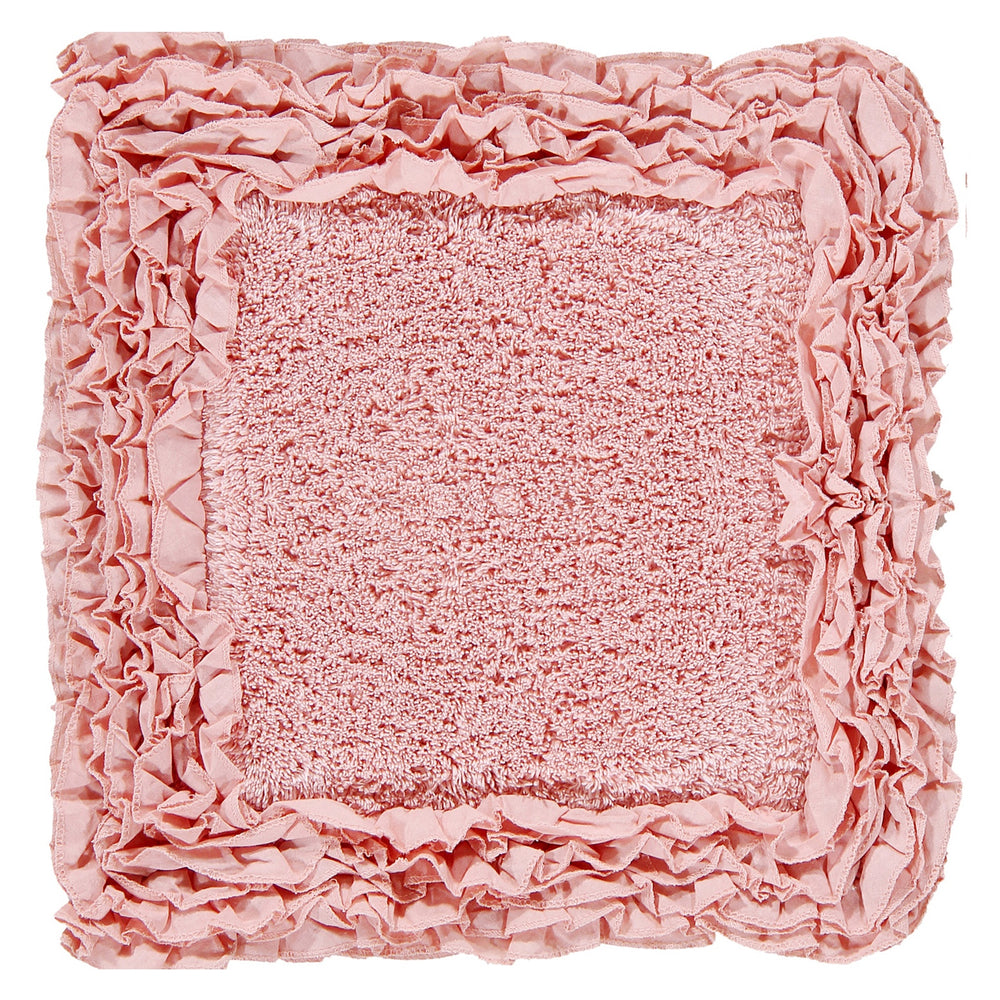 
                      
                        Better Trends 100% Cotton Bath Rug in Shaggy Border Collection - Ultra Soft, Plush, Absorbent, Tufted Bath Mat Rug for Bathroom Floor, Shower & Sink Bath Mat Rug - 17" x 24", Pink
                      
                    